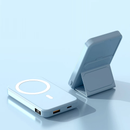 Power Bank MagSafe 10000mAh – Dobrável, Carregamento Rápido e Suporte Integrado