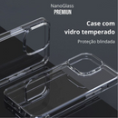 Capa HD Glass para iPhone – Vidro Temperado 9H, Proteção Antirrisco, Anti-Amarelado e Compatível com MagSafe