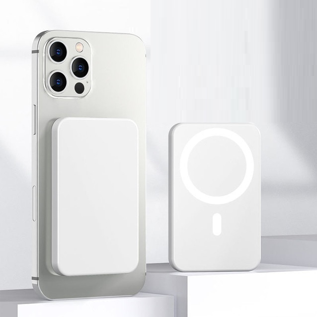 Power Bank Magnético 5000mAh – Carregamento Rápido 3 em 1