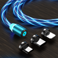Cabo Magnético 3 em 1 com Fluxo Luminoso